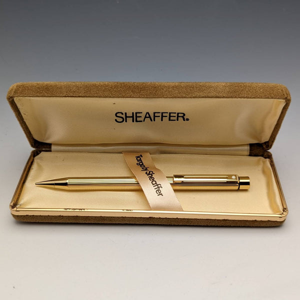 US Vintage Sheaffer Targa mechanical pencil gold plated case